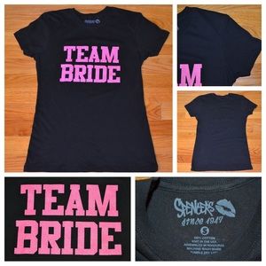 Women’s Spencer’s ‘Team Bride’ graphic t-shirt, size small